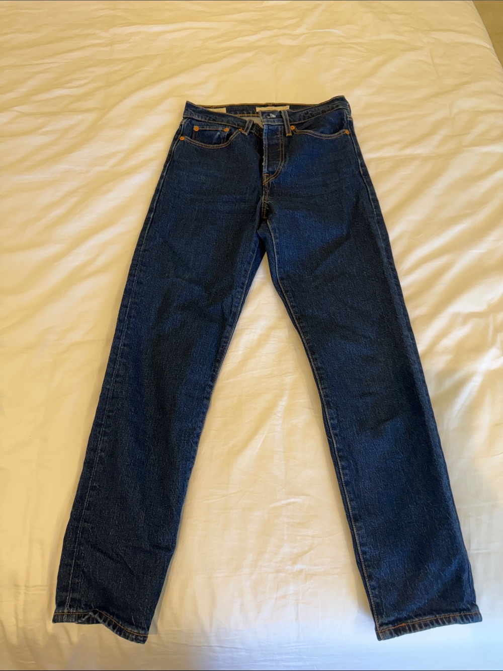 Levi Classic Women’s Straight-Leg Jeans in Dark Blue